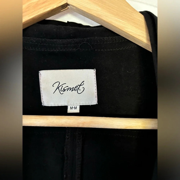 KISMET Drapey Faux Suede  Jacket - Picture 2 of 4